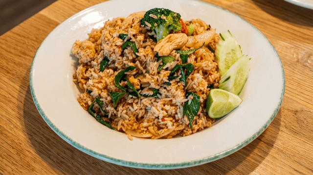 Basil Fried Rice.