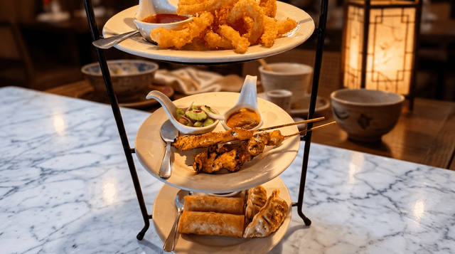 Tower of Appetizers.