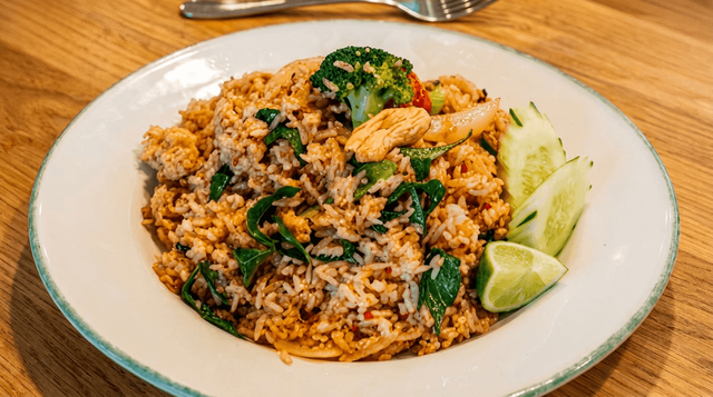 Basil Fried Rice.