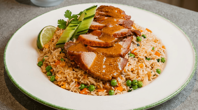 BBQ Pork Fried Rice.