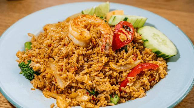 Yellow Curry Fried Rice.