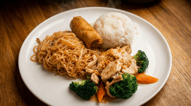 Combo C: Garlic Chicken.