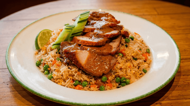 BBQ Pork Fried Rice.