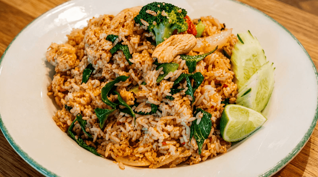 Holy Basil Fried Rice.