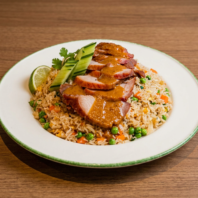 BBQ Pork Fried Rice.